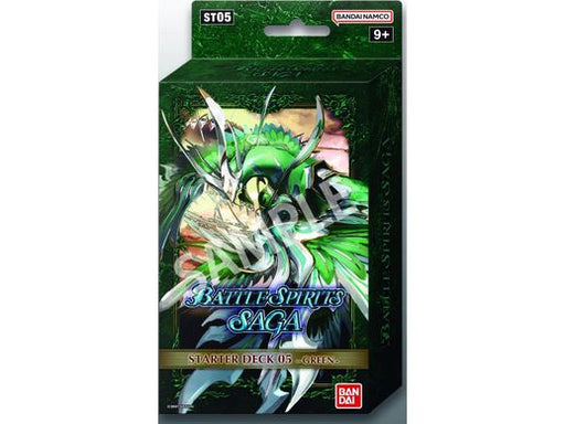collectible card game Bandai - Battle Spirits Saga - Verdant Wings - Green - Starter Deck - Cardboard Memories Inc.