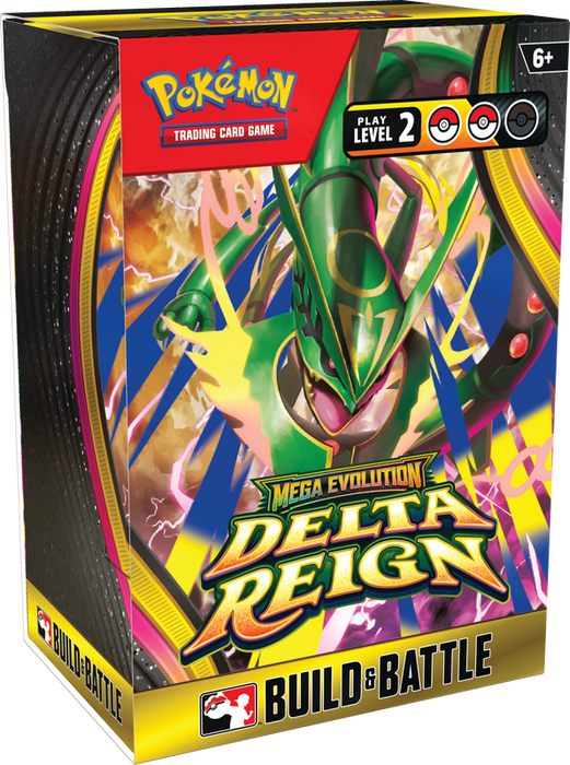 Collectable Trading Card Games
Pokémon - Mega Evolution - Delta Reign - Build and Battle Box - Pre-Order |
Cardboard Memories Inc.
196214165793