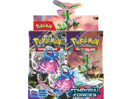 Trading Card Games Pokemon - Scarlet and Violet - Temporal Forces - Booster Box - Cardboard Memories Inc.