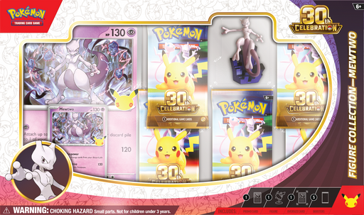 Trading Card Games Pokemon - 2026 - 30th Celebration - Mewtwo Figure Collection - Pre-Order November 6th 2026 - Cardboard Memories Inc.