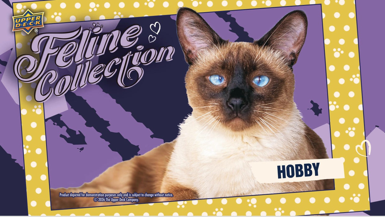 Sports Cards Upper Deck - 2026 - Feline Collection - Trading Card Hobby Box - Pre-Order - Cardboard Memories Inc.