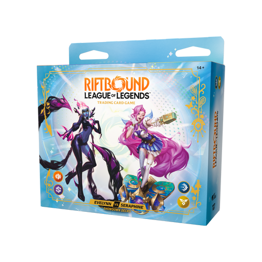 Riftbound - League of Legends Trading Card Game - Radiance - Showdown Deck - Evelynn vs Seraphine - Pre-Order October 23rd 2026 - Cardboard Memories Inc.