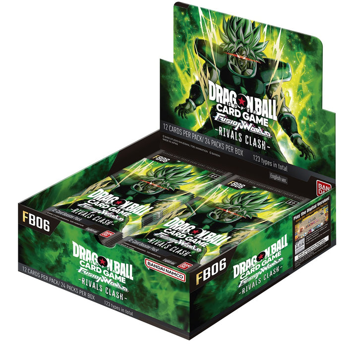 Trading Card Games Bandai - Dragon Ball Super - Fusion World 6 - Rivals Clash - Booster Box - Cardboard Memories Inc.