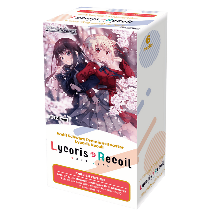 Trading Card Games Bushiroad - Weiss Schwarz - Lycoris Recoil - Premium Booster Box - Cardboard Memories Inc.