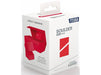 Supplies Ultimate Guard - Boulder Deck Case - Solid Red - 100 - Cardboard Memories Inc.
