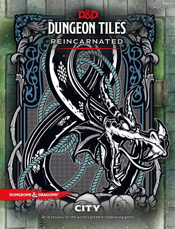 Role Playing Games Wizards of the Coast - Dungeons and Dragons - Dungeon Tiles Reincarnated - City - Cardboard Memories Inc.