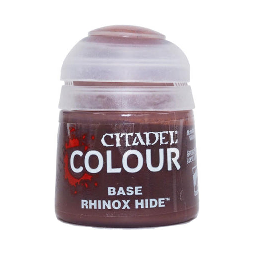 Paints and Paint Accessories Citadel Base - Rhinox Hide - 21-22 - Cardboard Memories Inc.