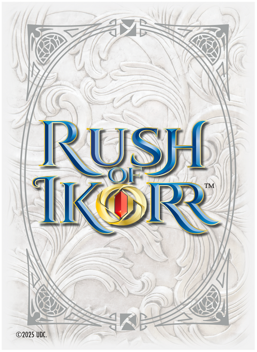Supplies Upper Deck - Rush of Ikorr - Textured Card Sleeves - Rush of Ikorr Logo - 65 Count - CANADIAN ORDERS ONLY PLEASE - Cardboard Memories Inc.