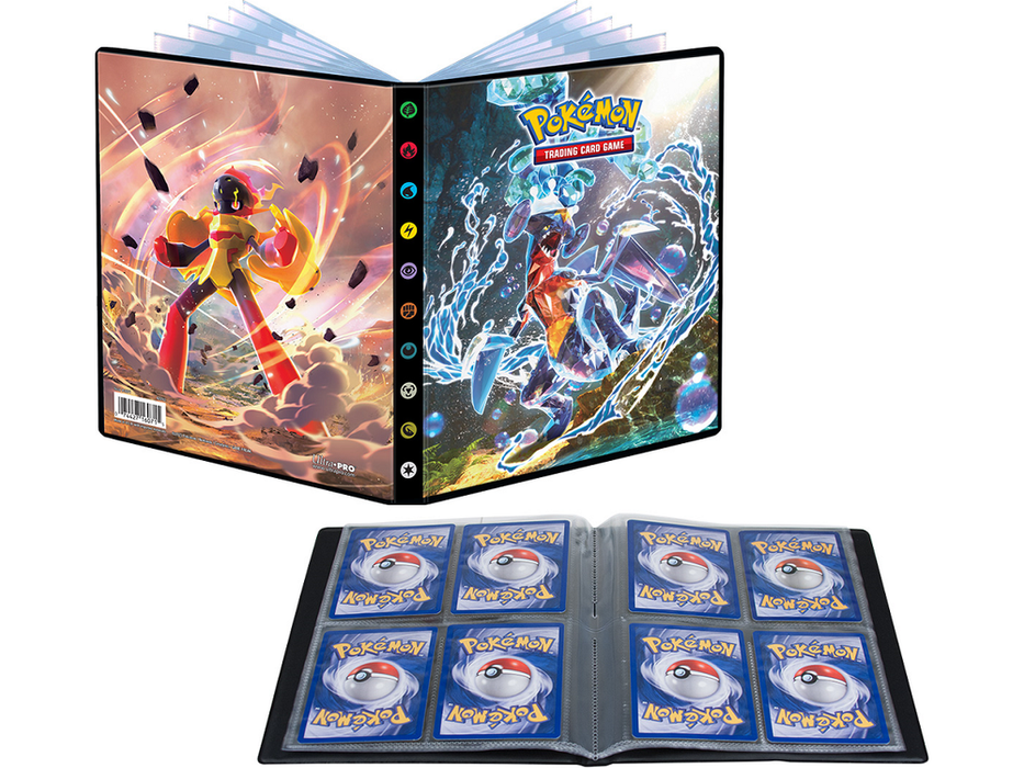 Trading Card Games Pokemon - Scarlet and Violet - Paradox Rift - 4 Pocket Portfolio Binder - Cardboard Memories Inc.