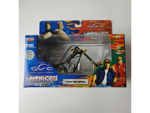 Action Figures and Toys Ertl - Joy Ride - OCC American Chopper Motorcycle Series - Custom Rigid Lightning - Cardboard Memories Inc.