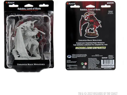 Role Playing Games Wizkids - Magic the Gathering - Unpainted Miniature - Rakdos Lord of Riots - 90183 - Cardboard Memories Inc.