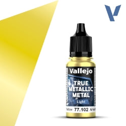 Acrylicos Vallejo - True Metallic Metal - Light - Radiant Yellow - 77 102