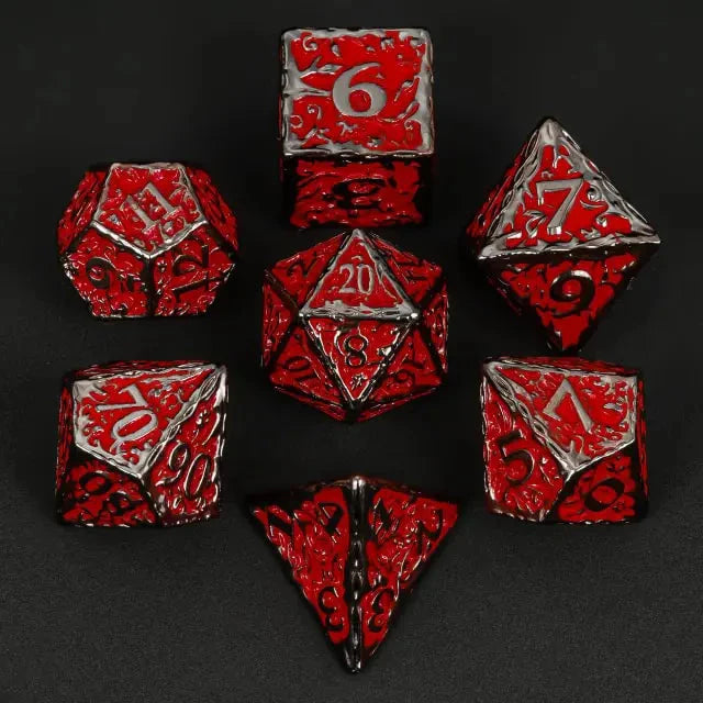 Merchant Guild House - Dice - Druid's Blood Grove - Metal Dice Set - Cardboard Memories Inc.