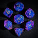 Merchant Guild House - Dice - Spellcore Amethyst - Gem Cut Resin - Cardboard Memories Inc.