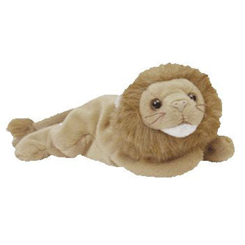 Plush TY Beanie Baby - Roary the Lion - Cardboard Memories Inc.