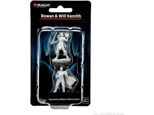 Role Playing Games Wizkids - Magic the Gathering - Unpainted Miniature - Rowan and Kenrith - 90342 - Cardboard Memories Inc.