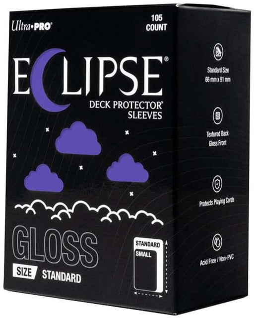 Supplies Ultra Pro - Eclipse Gloss Deck Protectors - Standard Size - 105 Count Royal Purple - Cardboard Memories Inc.