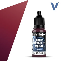 Acrylicos Vallejo - True Metallic Metal - Shade - Ruby Red - 77 146