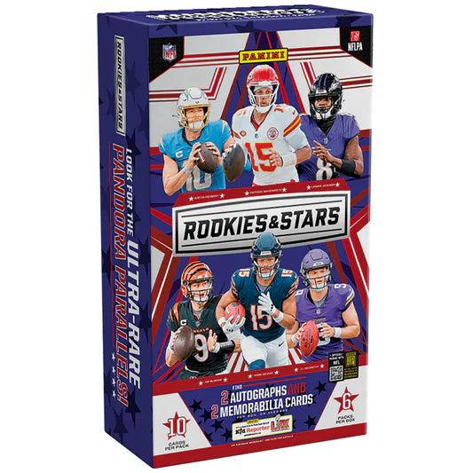 Sports Cards Panini - 2024 - Football - Rookies and Stars - Hobby Box - Cardboard Memories Inc.