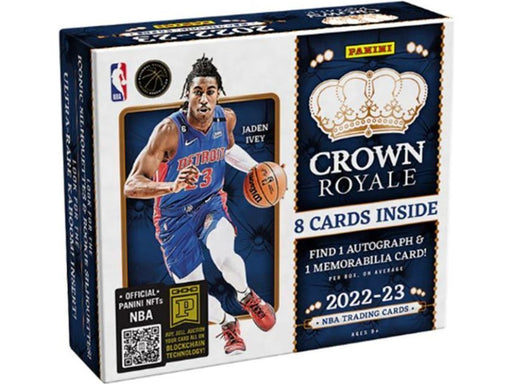 Sports Cards Panini - 2022-23 - Basketball - Crown Royale - Hobby Box - Cardboard Memories Inc.