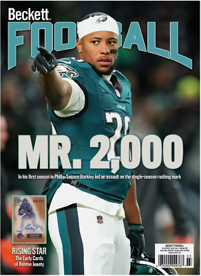 Price Guides Beckett - Football Price Guide - March 2025 - Vol 38 - No. 3 - Cardboard Memories Inc.