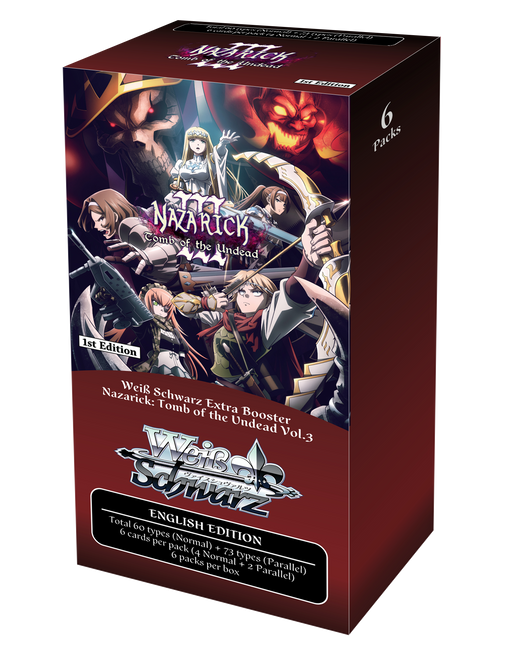 Trading Card Games Bushiroad - Weiss Schwarz - Nazarick Tomb of the Undead - Booster Box - Cardboard Memories Inc.