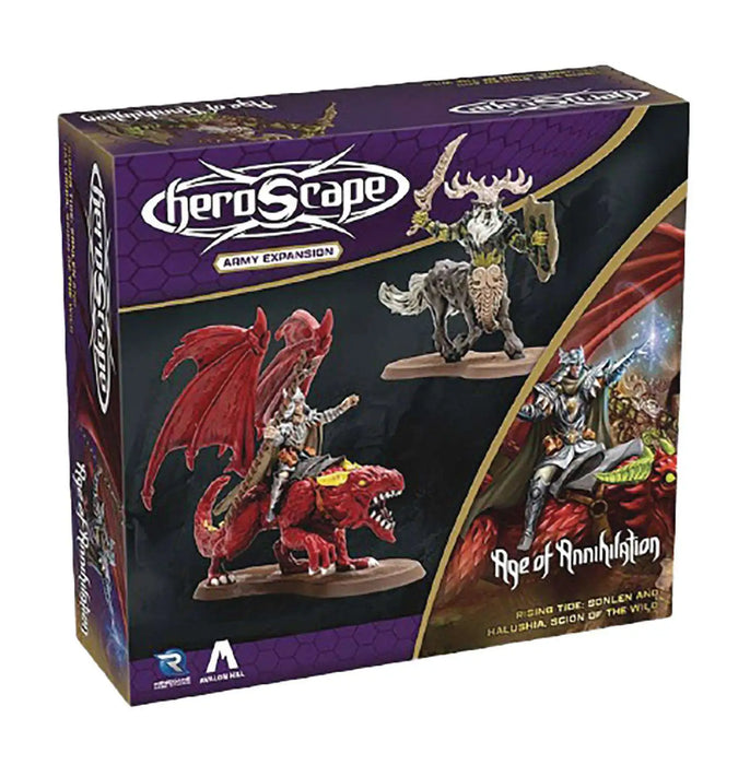 Collectible Miniature Games Renegade Game Studios - Heroscape - Rising Tide - Sonlen & Halushia - Army Expansion - Cardboard Memories Inc.