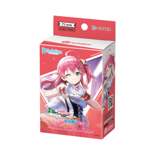 Trading Card Games Bushiroad - Hololive Card Game - Sakura Miko - Starter Deck - Cardboard Memories Inc.