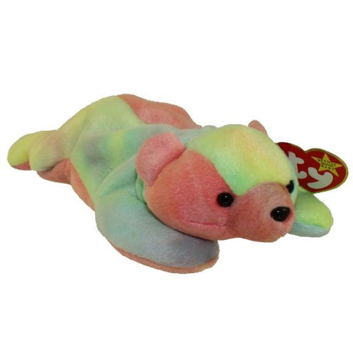 Plush TY Beanie Baby - Sammy the Bear - Cardboard Memories Inc.