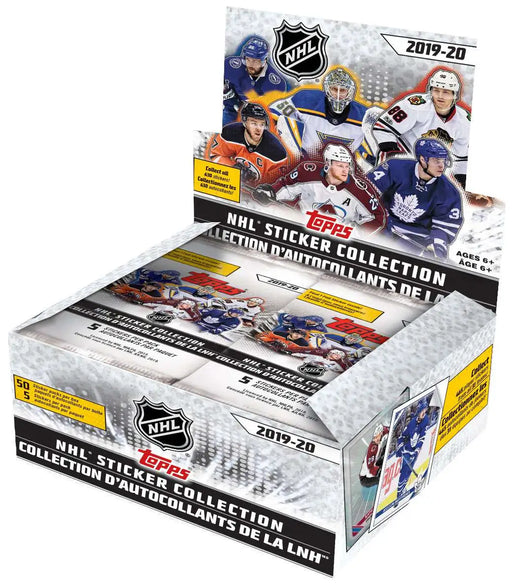 Sports Cards Topps - 2019-20 - Hockey - Sticker Box - Cardboard Memories Inc.