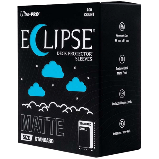 Supplies Ultra Pro - Eclipse Matte Deck Protectors - Standard Size - 105 Count Sky Blue - Cardboard Memories Inc.