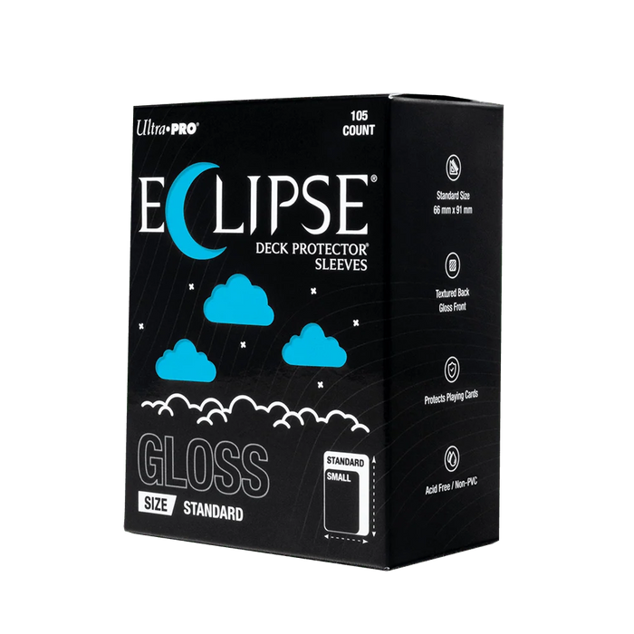 Ultra Pro - Eclipse Gloss Deck Protectors - Standard Size - 105 Count Sky Blue