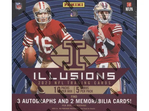 Sports Cards Panini - 2023 - Football - Illusions - Hobby Box - Cardboard Memories Inc.