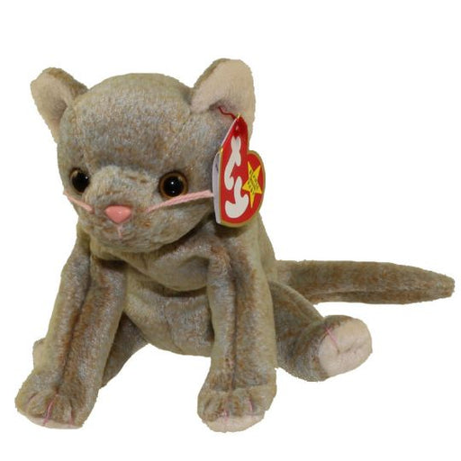 Plush TY Beanie Baby - Scat the Cat - Cardboard Memories Inc.