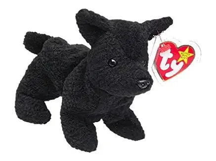 Plush TY Beanie Baby - Scottie the Terrier Dog - Cardboard Memories Inc.