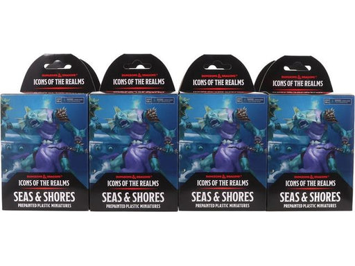 Role Playing Games Wizards of the Coast - Dungeons and Dragons - Icons of the Realms - Seas and Shores - Booster Brick - Cardboard Memories Inc.