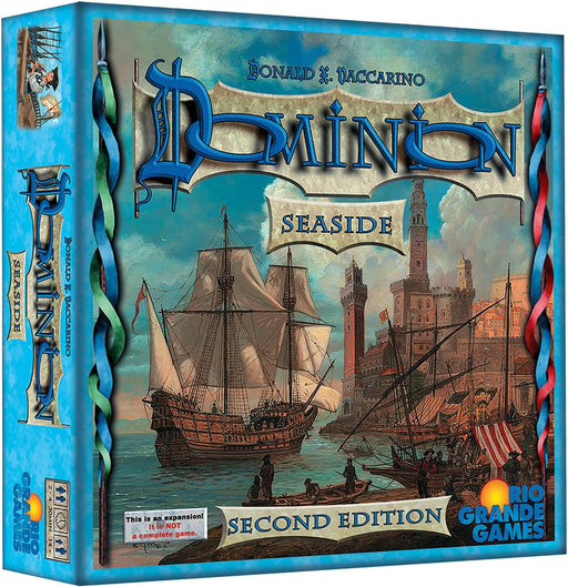 Board Games Rio Grande Games - Dominion - Seaside Expansion - 2nd Edition - Cardboard Memories Inc.
