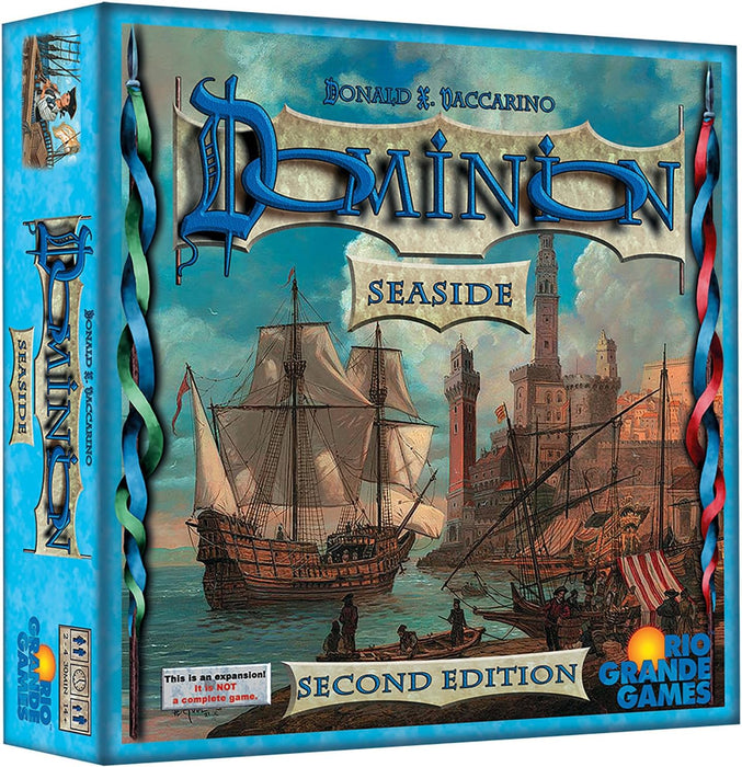 Board Games Rio Grande Games - Dominion - Seaside Expansion - 2nd Edition - Cardboard Memories Inc.