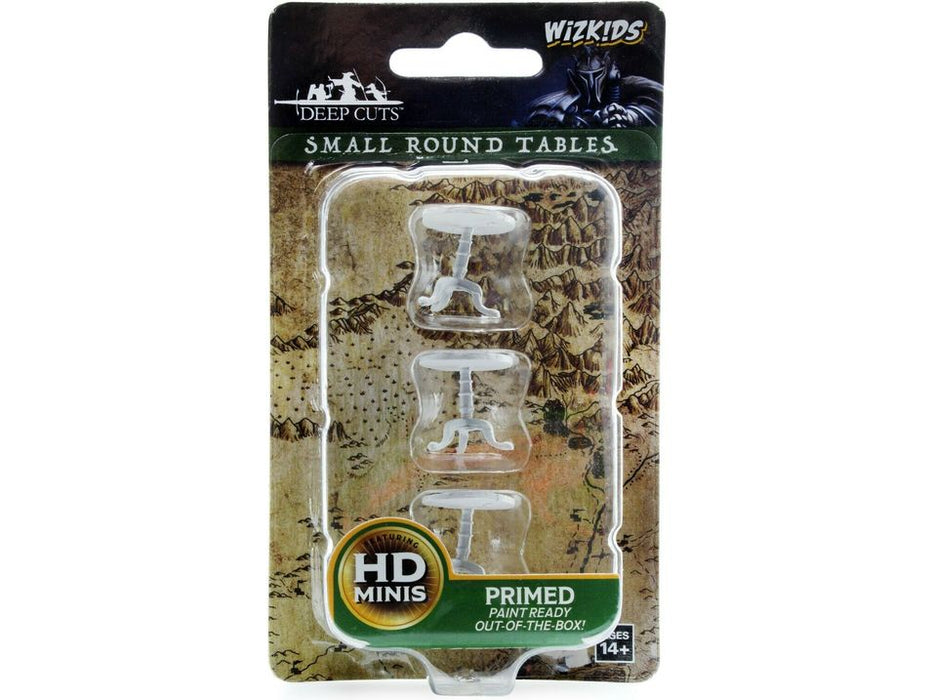 Role Playing Games Wizkids - Dungeons and Dragons - Unpainted Miniature - Deep Cuts - Small Round Tables  - 73365 - Cardboard Memories Inc.