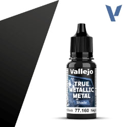 Acrylicos Vallejo - True Metallic Metal - Shade - Obsidian Black - 77 160