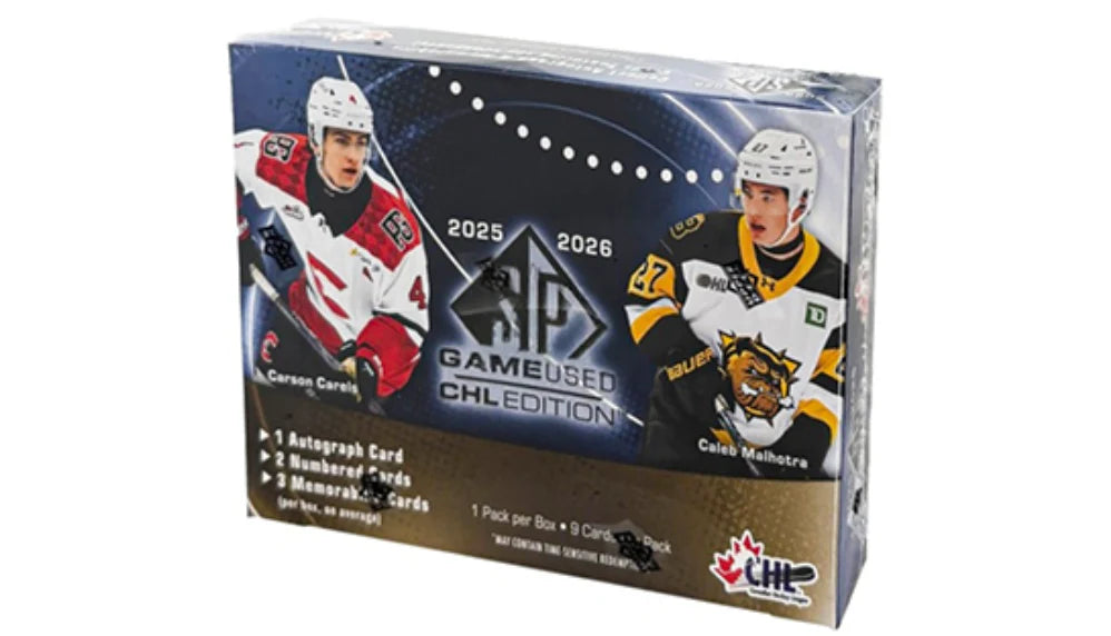 Upper Deck - 2025-26 - Hockey - SP Game Used - CHL Edition - Hobby Box