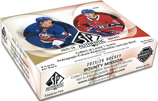 Sports Cards Upper Deck - 2025-26 - Hockey - SP Authentic - Hobby Box - Cardboard Memories Inc.