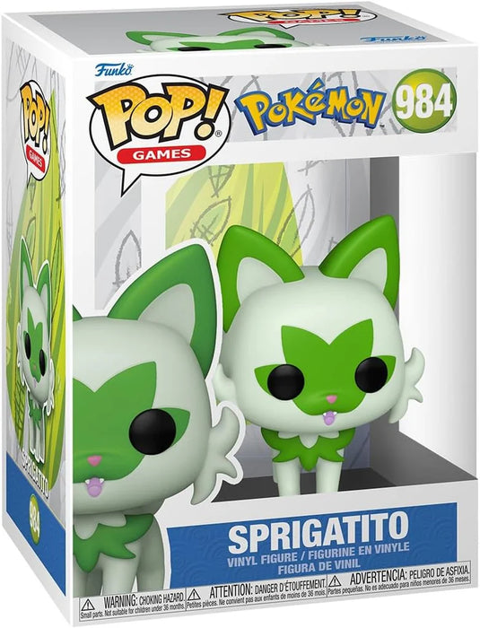 Action Figures and Toys POP! - Games - Pokemon - Sprigatito - Cardboard Memories Inc.