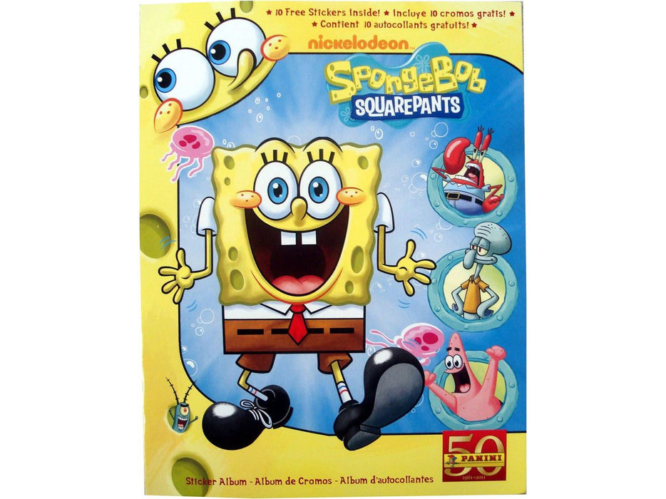 Stickers Panini - Spongebob Squarepants - Sticker Album - Cardboard Memories Inc.