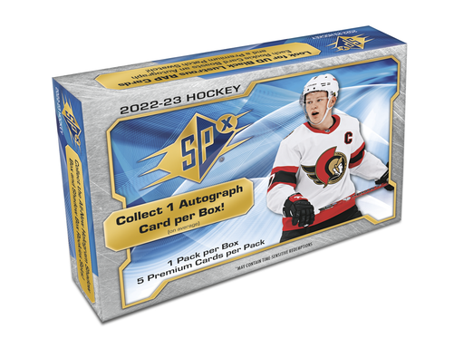 Sports Cards Upper Deck - 2022-23 - Hockey - SPX - Hobby Box - Cardboard Memories Inc.