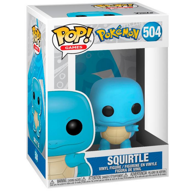 Action Figures and Toys POP! - Games - Pokemon - Squirtle - Cardboard Memories Inc.