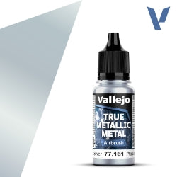 Acrylicos Vallejo - True Metallic Metal - Airbrush - Sterling Silver - 77 161