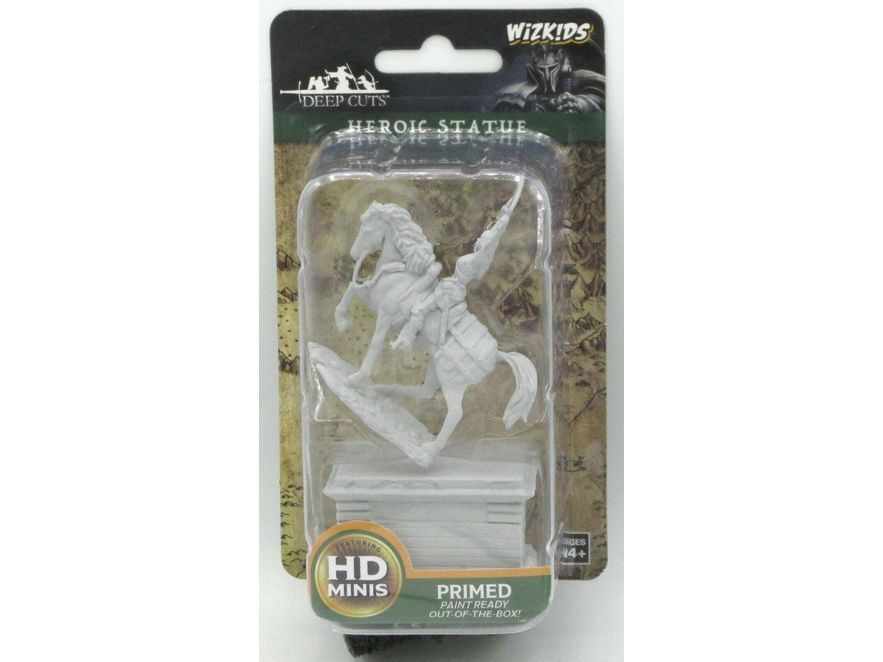 Role Playing Games Wizkids - Unpainted Miniatures - Deep Cuts - Heroic Statue - 73864 - Cardboard Memories Inc.