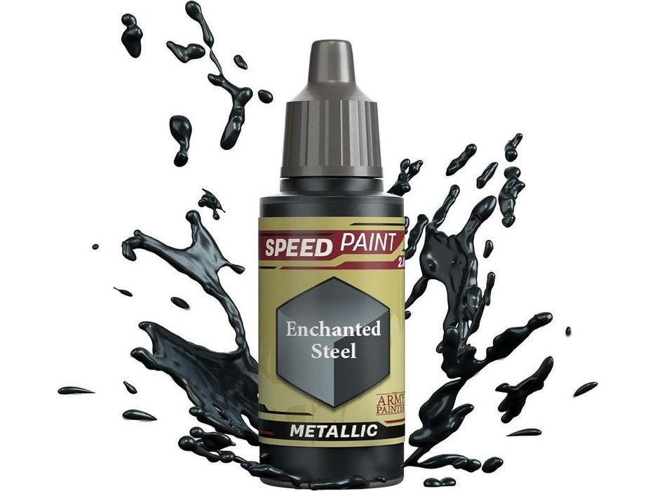 Paints and Paint Accessories Army Painter - Warpaints - Speedpaint - Enchanted Steel - WP2072 - Cardboard Memories Inc.