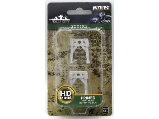 Role Playing Games Wizkids - Dungeons and Dragons - Unpainted Miniature - Deep Cuts - Stocks - 73421 - Cardboard Memories Inc.